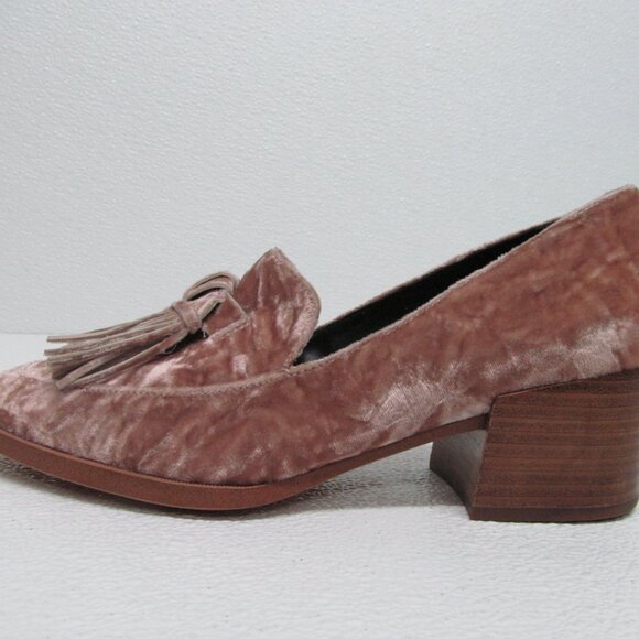 Rebecca Minkoff Edie Berry Velvet Tassel Loafers 7M - Picture 3 of 9